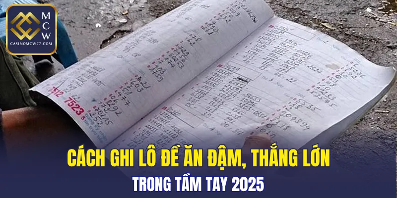 Cách Ghi Lô Đề
